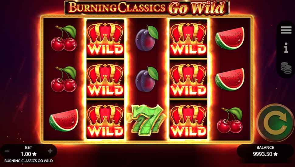 Burning Classics Go Wild slot Burning Wild Re-Spins
