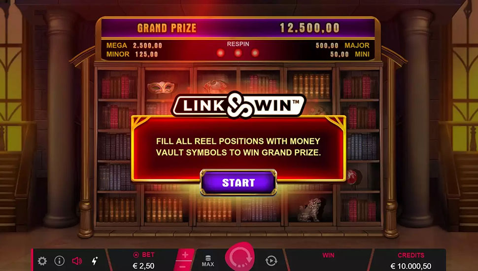 Bust the Mansion Link&Win slot machine