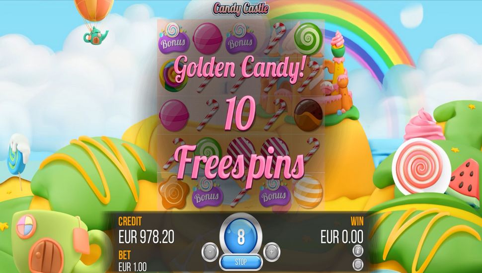 Candy Castle Slot - Golden Candy Free Spins