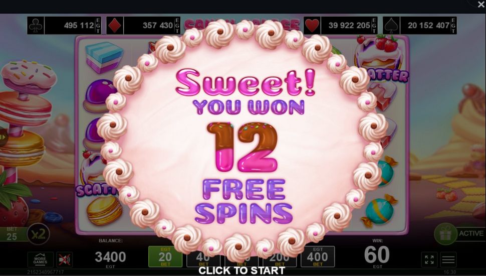 Candy Palace Slot - Free Spins