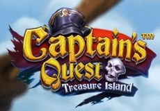 Captain's Quest Treasure Island Slot - Review, Free & Demo Play logo