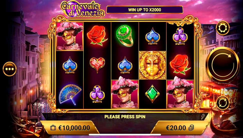 Carnevale di Venezia slot mobile