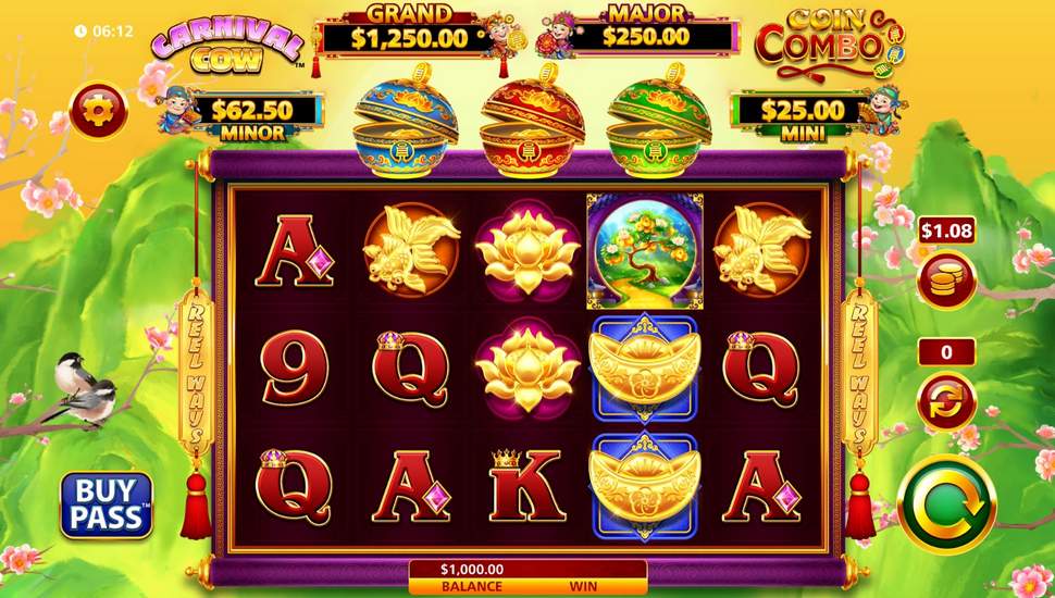 Carnival Cow Coin Combo Slot - Review, Free & Demo Play