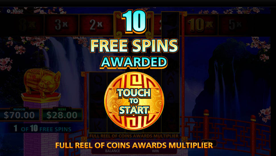 Cash Falls Huo Zhu slot Free Spins