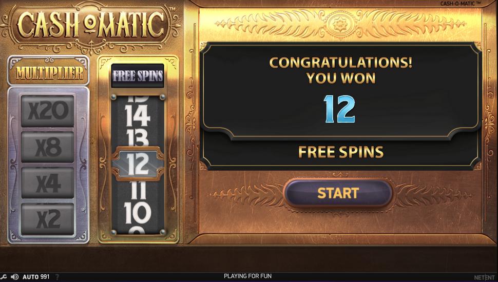 Cash-O-Matic Slot - Free Spins