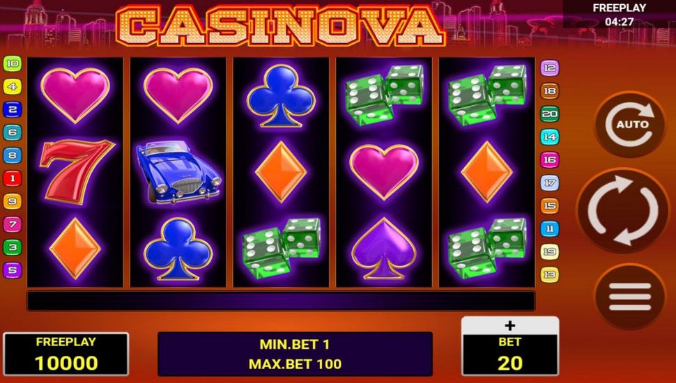 Casinova Slot Mobile