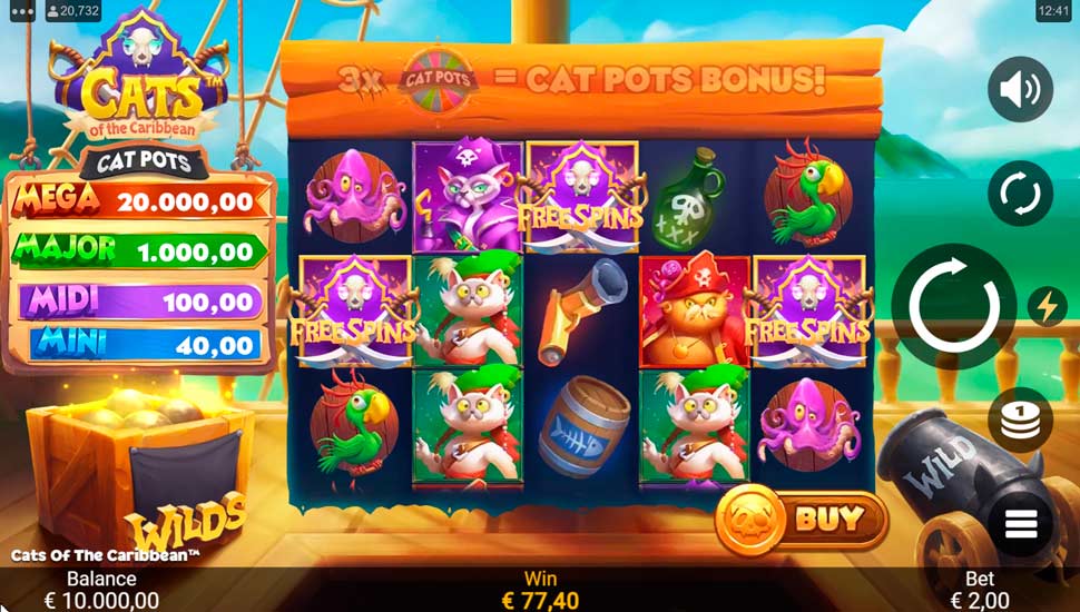 Cats of the Caribbean Slot - Review, Free & Demo Play