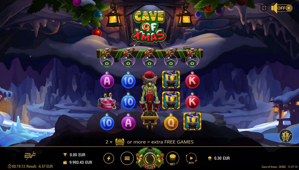 Cave of Xmas Slot - Review, Free & Demo Play
