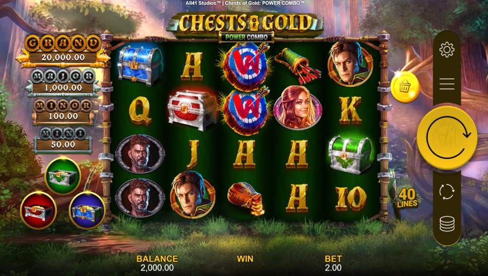 Chests of Gold: Power Combo Slot - Review, Free & Demo Play