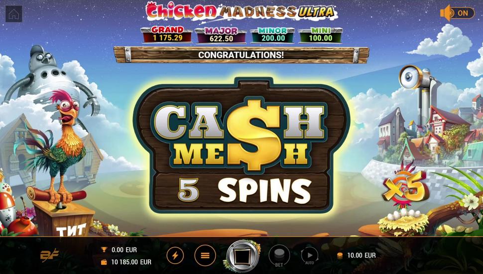 Chicken Madness Ultra slot Cash Mesh Bonus