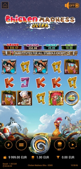 Chicken Madness Ultra slot Mobile