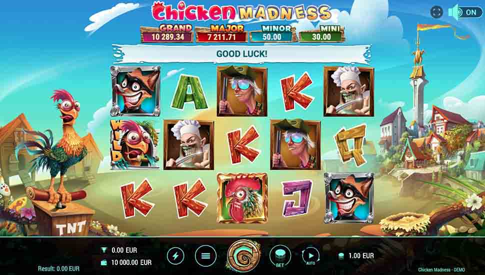 Chicken Madness Slot - Review, Free & Demo Play preview