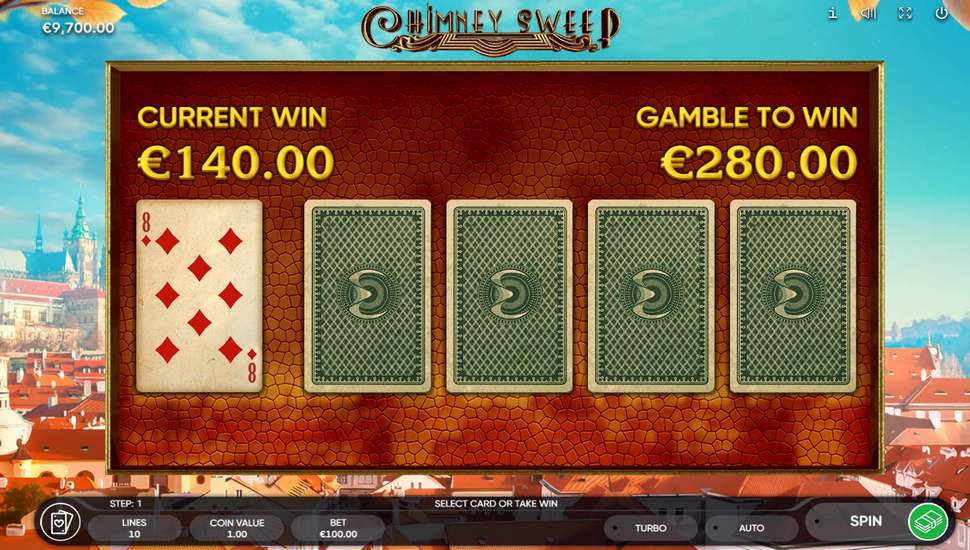 Chimney Sweep Slot - Gamble Feature