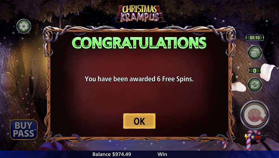 Christmas Krampus slot free spins