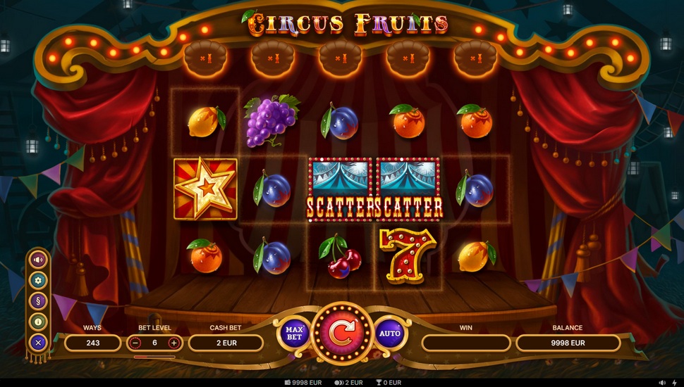 Circus Fruits slot preview