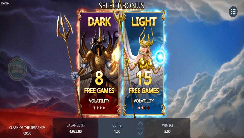 Clash of the Seraphim Slot - Free Spins