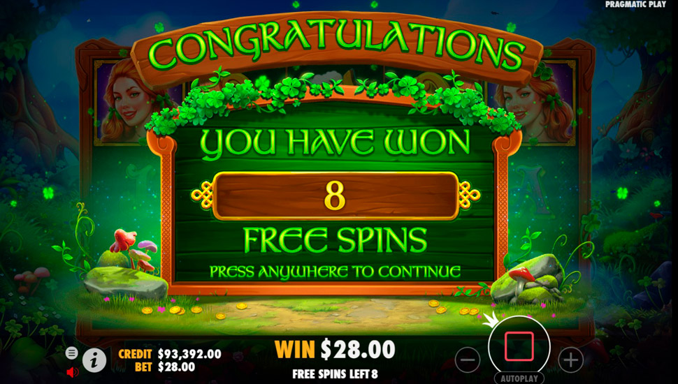 Clover gold slot - free spins