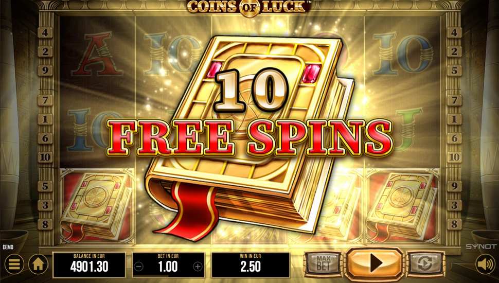 Coins of Luck Slot - Free Spins