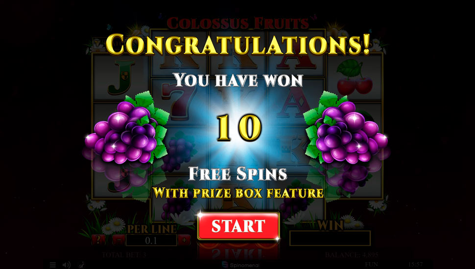 Colossus Fruits Easter Edition slot Free Spins