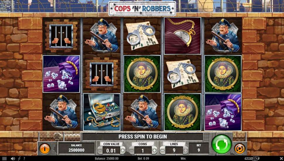 Cops 'N' Robbers Slot - Review, Free & Demo Play preview