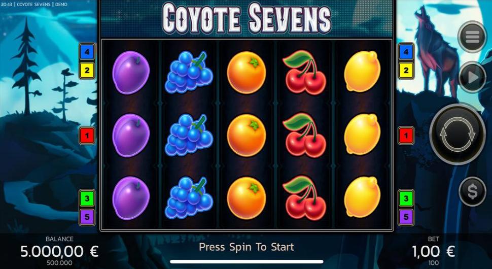 Coyote Sevens slot mobile