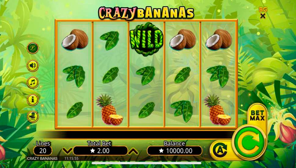 Crazy Bananas slot mobile