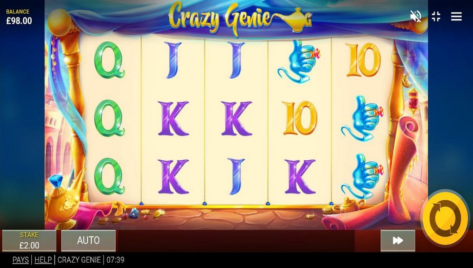 Crazy Genie Slot Mobile