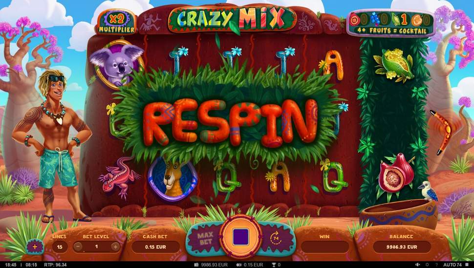 Crazy Mix Slot - Boomerang Respins