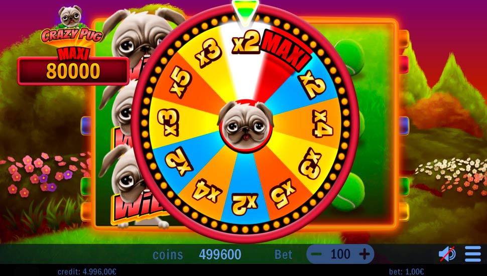 Crazy pug slot - Wheel of Fortune