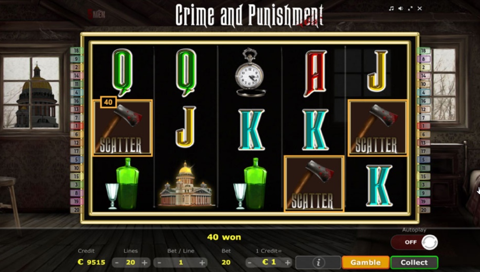 Crime and Punishment - free spins
