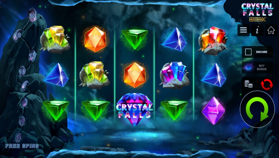 Crystal Falls MultiMax Slot by Yggdrasil preview