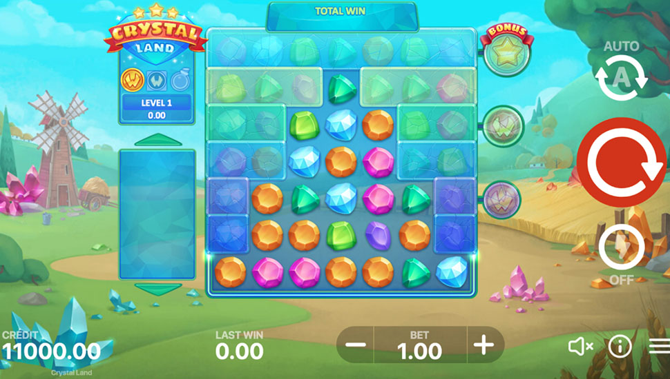 Crystal Land slot preview