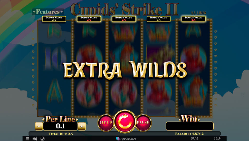 Cupids Strike 2 slot Extra Wilds
