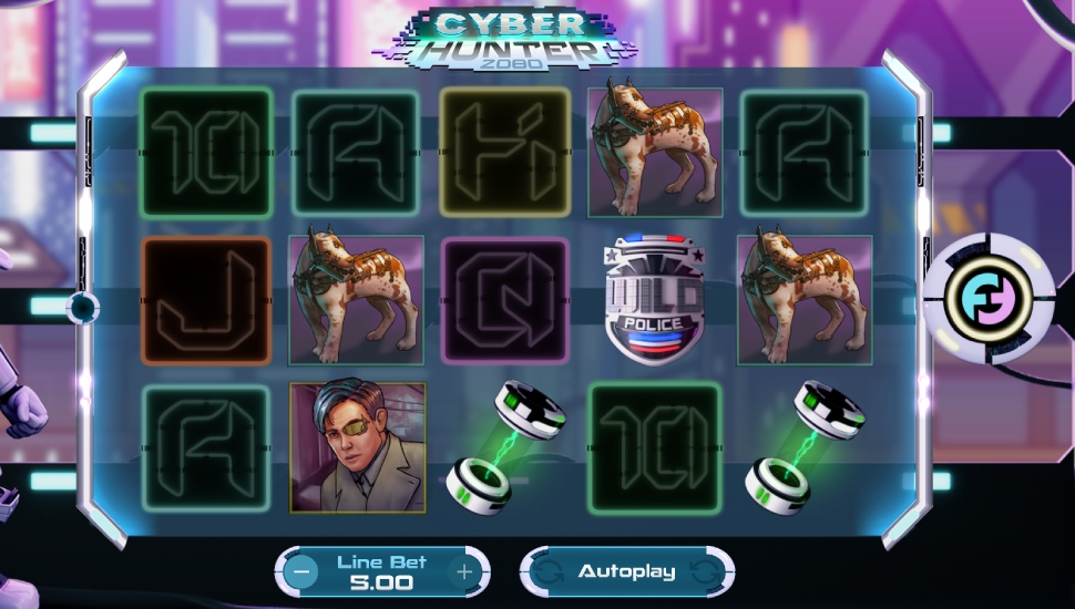 Cyber Hunter 2080 Slot preview