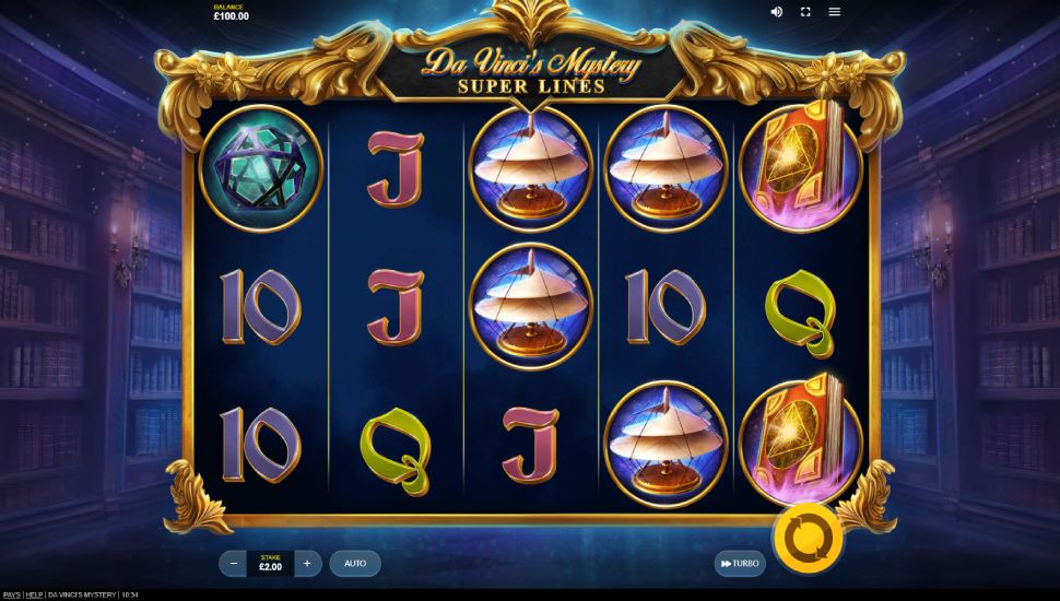 Da Vinci's Mystery Slot - Review, Free & Demo Play preview