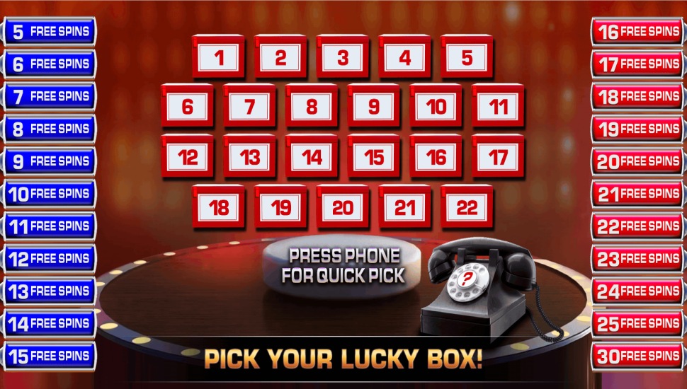 Deal or No Deal: Golden Game - Bonus Features