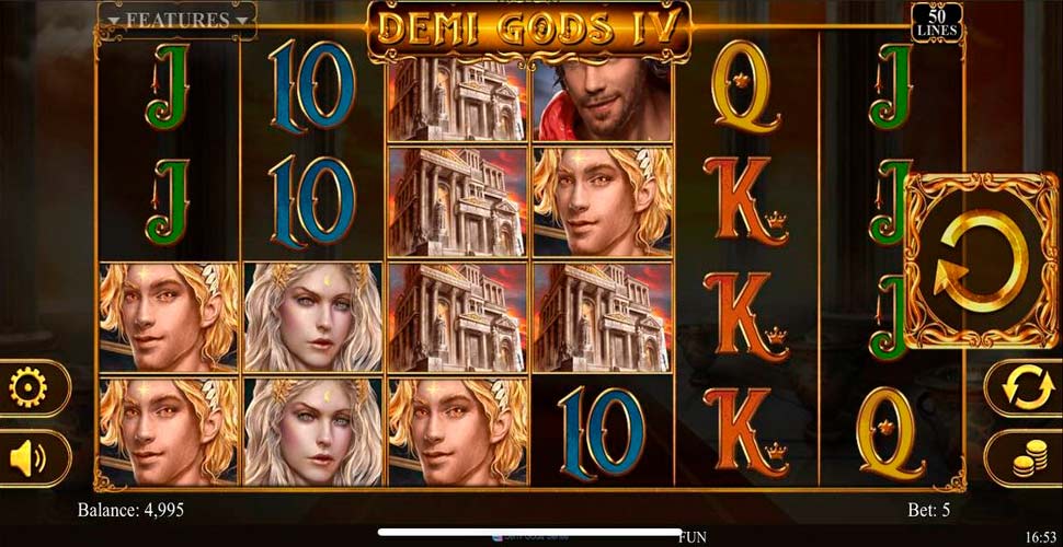 Demi Gods IV slot mobile