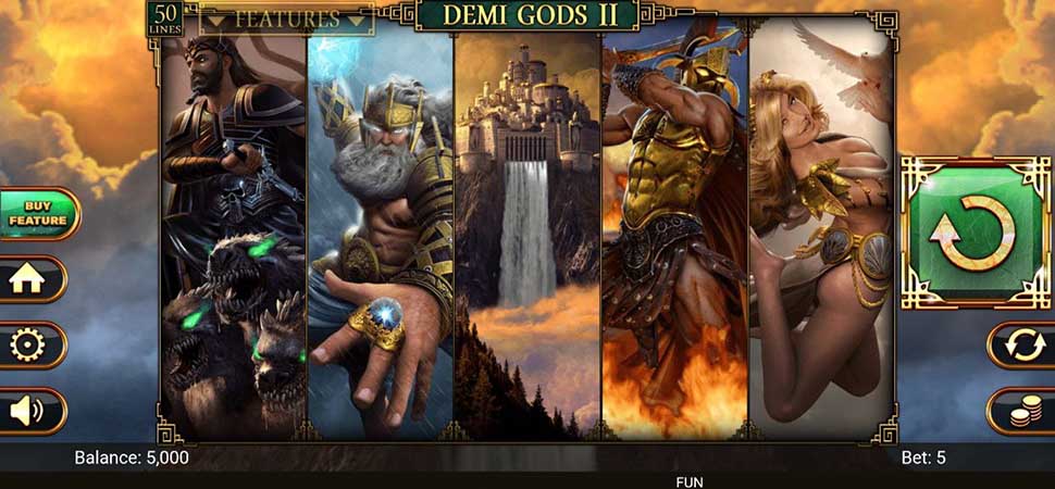 Demi Gods II slot mobile