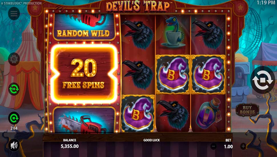 Devil's Trap slot Free Spins