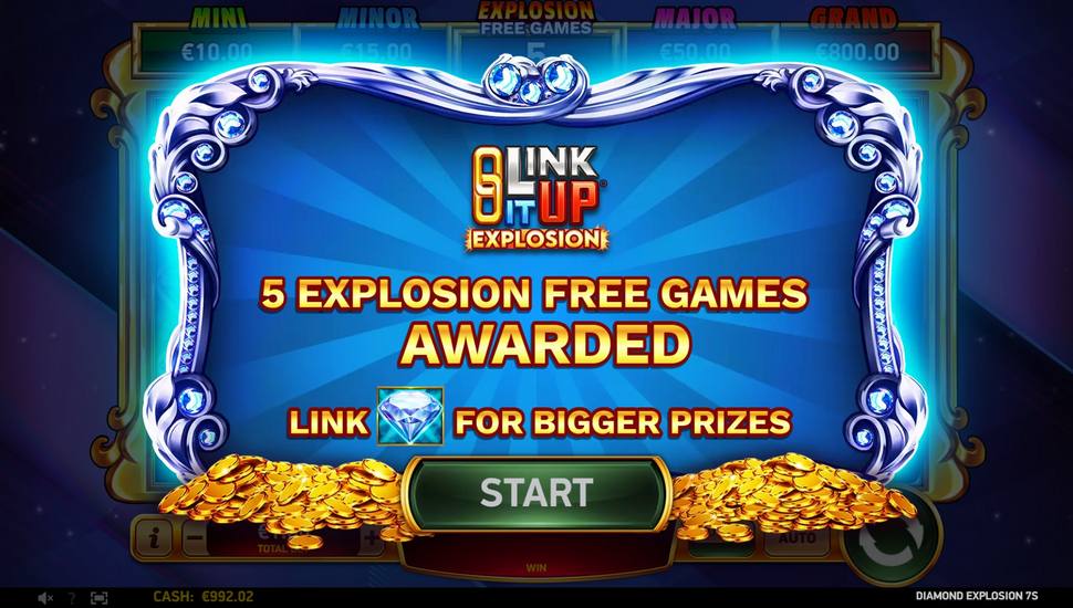 Diamond Explosion 7s Slot - Link It Up Explosion