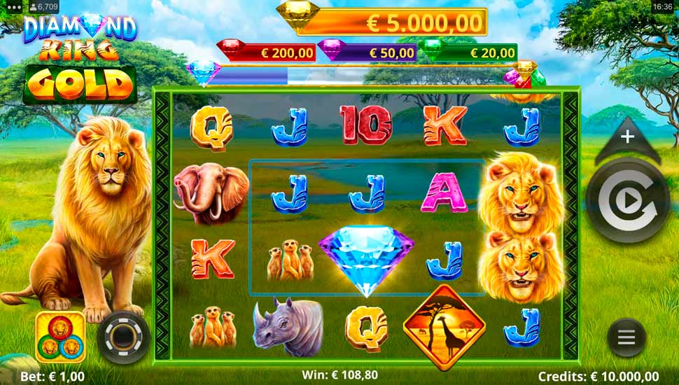 Diamond King Gold Slot - Review, Free & Demo Play preview