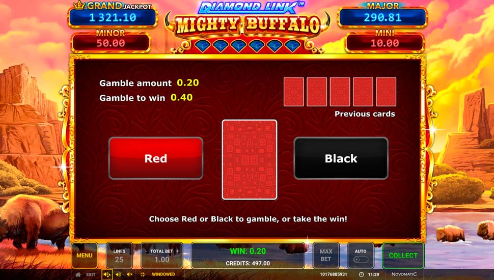 Diamond link mighty buffalo slot - Gamble
