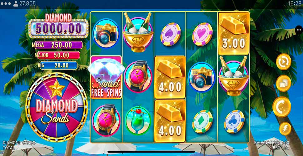 Diamond Sands slot mobile