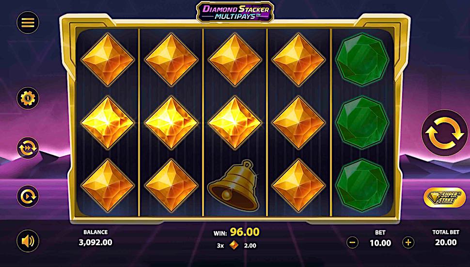 Diamond Staxx Multipays slot Multipays Feature