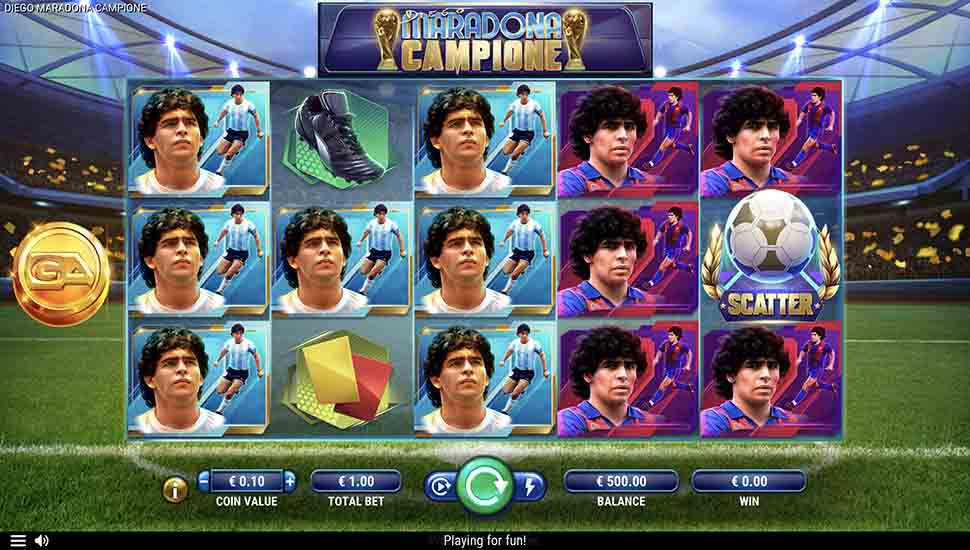 Diego Maradona Campione Slot - Review, Free & Demo Play