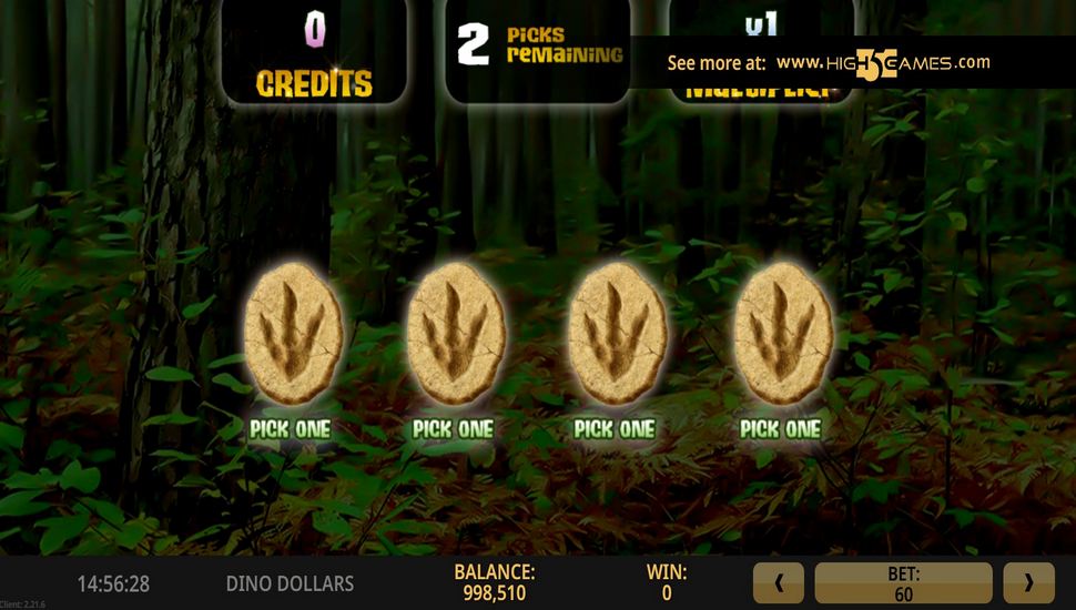 Dino Dollars Slot - Treasure Tier Bonus