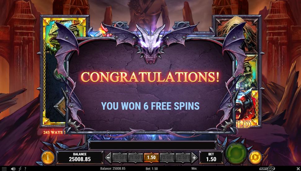 Dio Killing The Dragons Slot - Free Spins