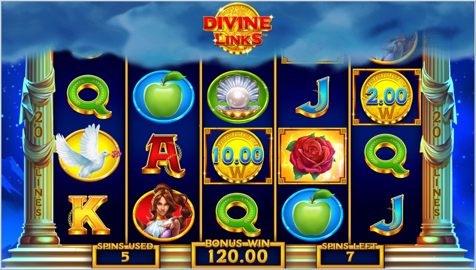 Divine Links slot by Blueprint Gaming preview