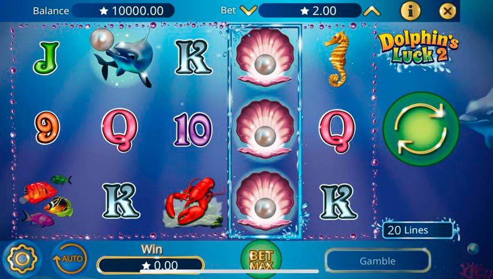 Dolphin's Luck 2 slot mobile