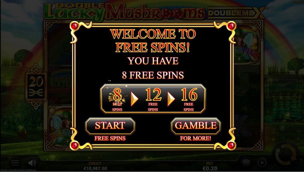 Double Lucky Mushrooms DoubleMax Slot - Free Spins